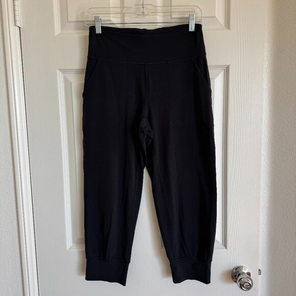Lululemon Align High-Rise Jogger Crop Black Size 8 - Picture 1 of 4